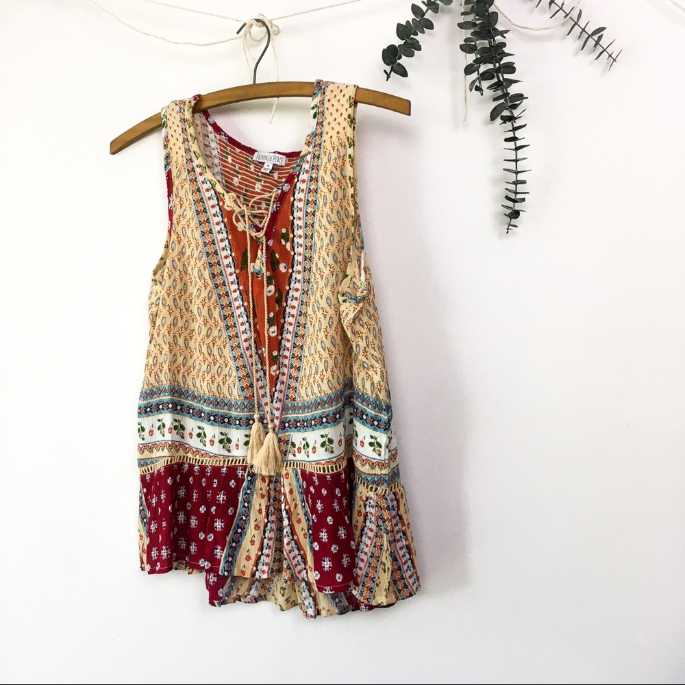 Patrons Of Peace Tassel Tank